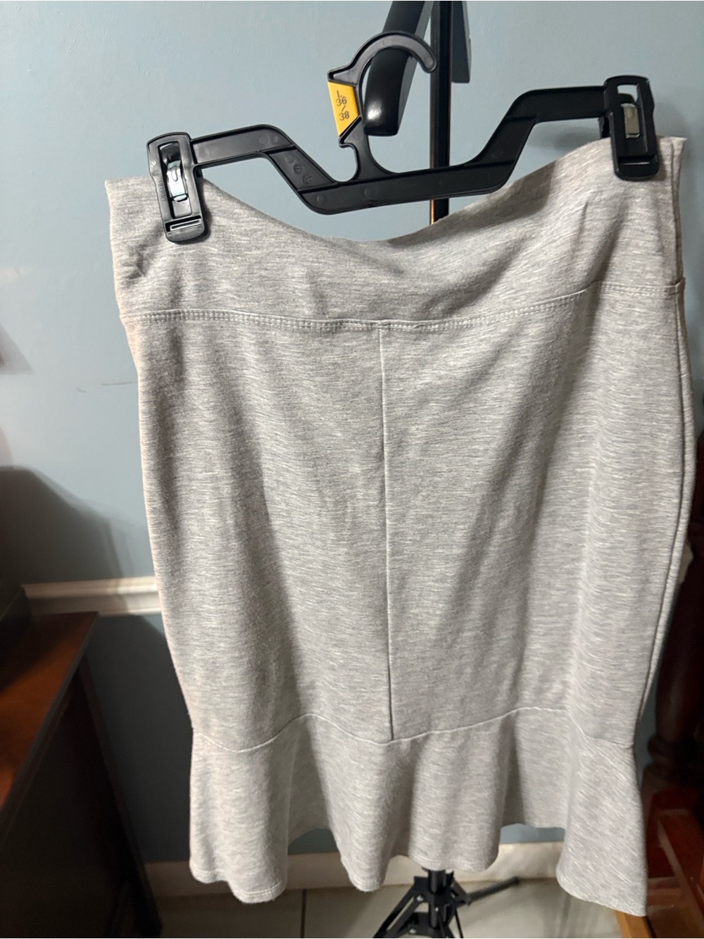 2 for $9 Hybrid & Company Navy and Grey Peplum Pencil Skirt Bundle - Picture 5 of 5